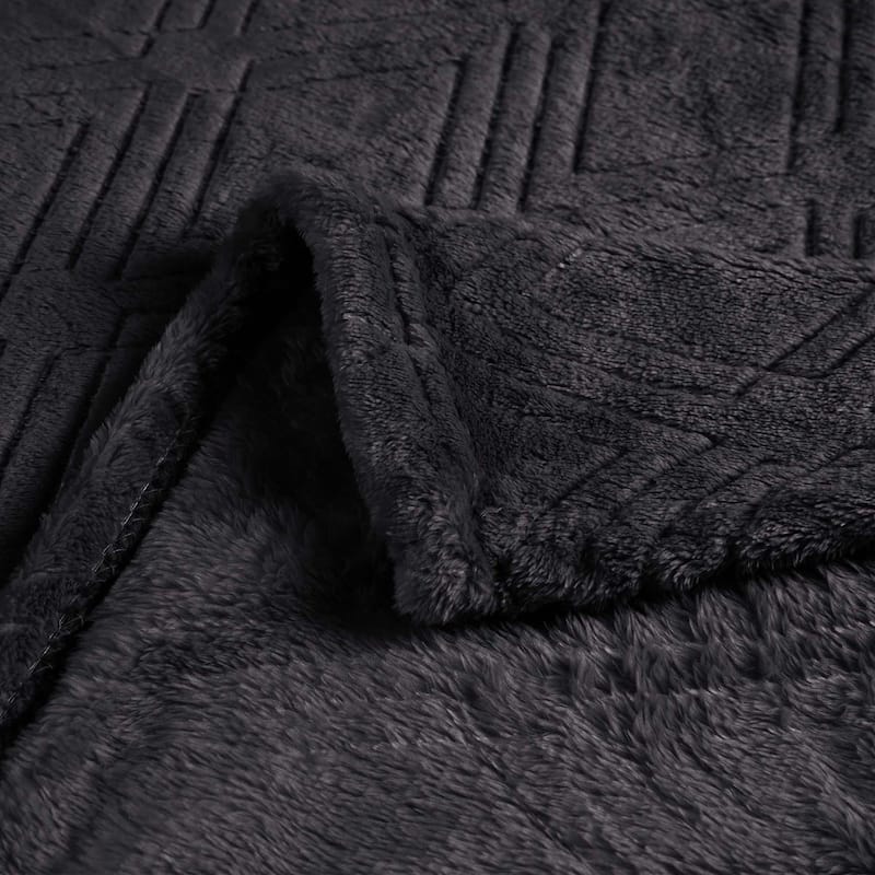 Superior Atka Diamond Soft Fluffy Fleece Blanket