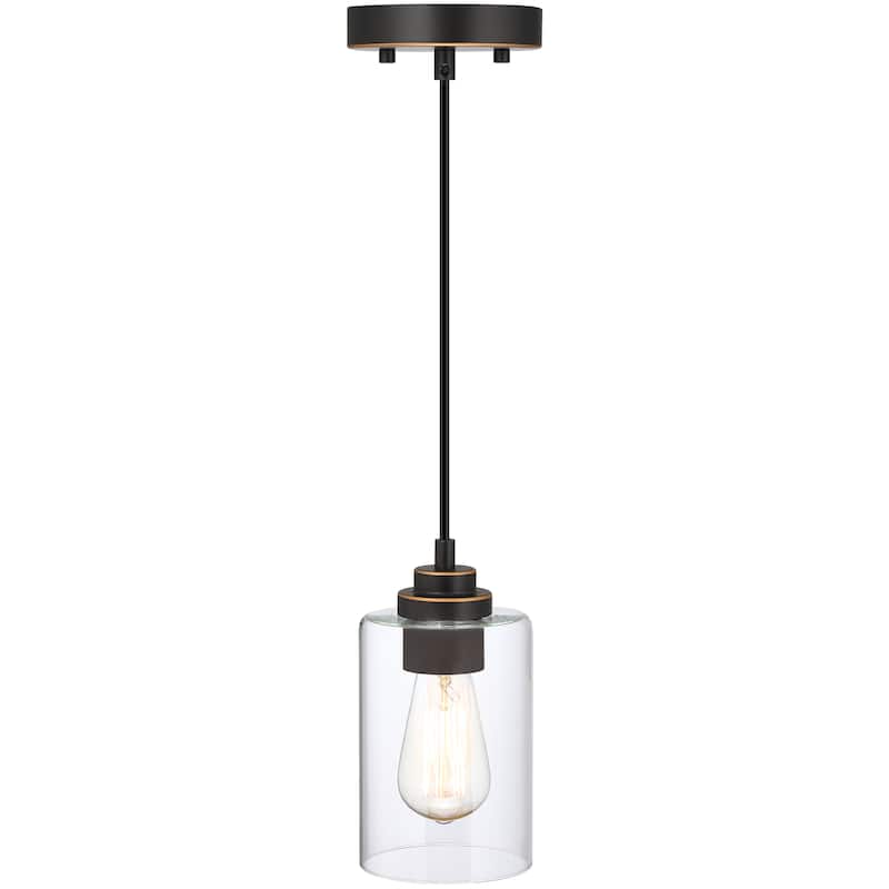 1-Light Pendant - Oil Rubbed Bronze - 4.33"x69.72" - 4.33"x69.72"