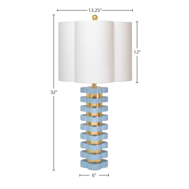 Quatrefoil MDF Lamp