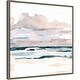 preview thumbnail 2 of 12, Soft Coastal Abstract I by Emma Scarvey Framed Canvas Wall Art Print