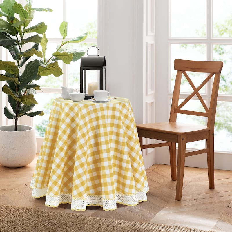 Achim Buffalo Check Tablecloth