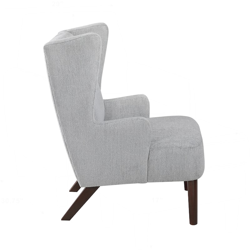 Sophisticated Wingback Accent Chair for Stylish Living Rooms and Beyond