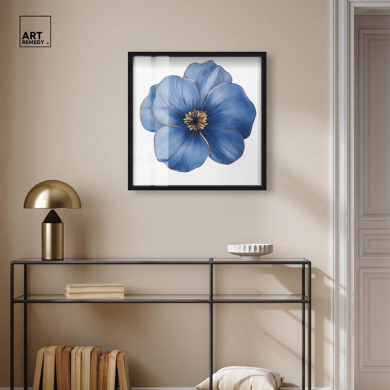Blue Brilliance II Shadowbox by Art Remedy