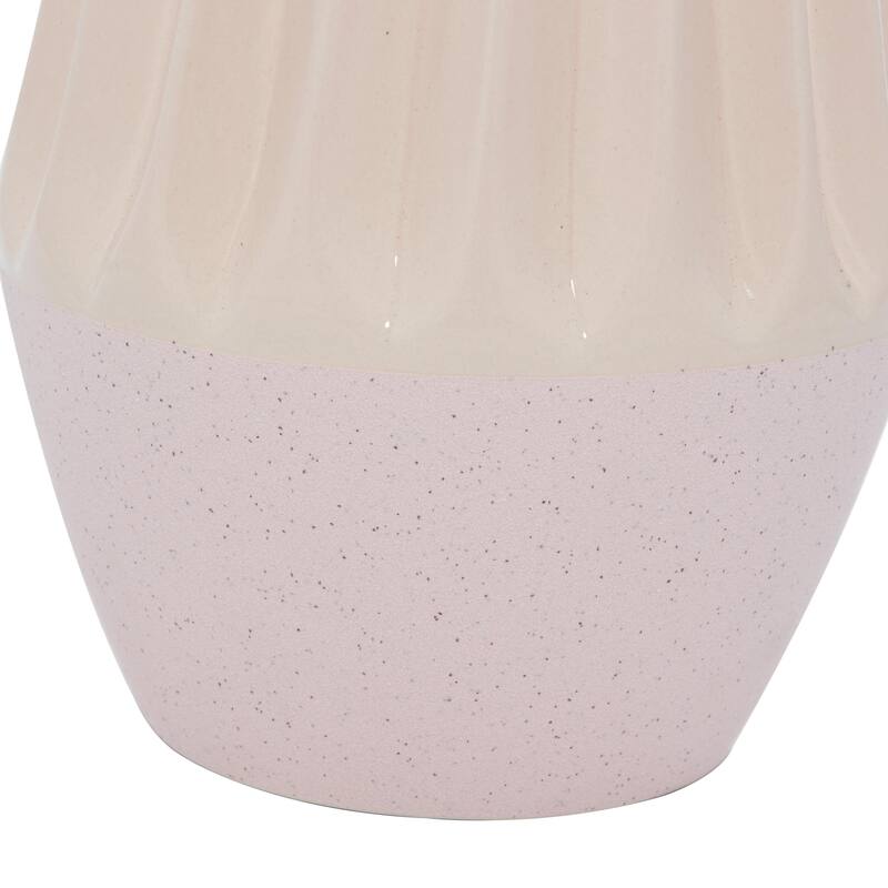 Ceramic Handmade Decorative Vase - Set of 2 Pink - Roche River Decor