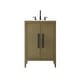 preview thumbnail 1 of 9, Elegant Lighting VF29324 Millie 24" Free Standing Single Basin Vanity Chestnut Brown