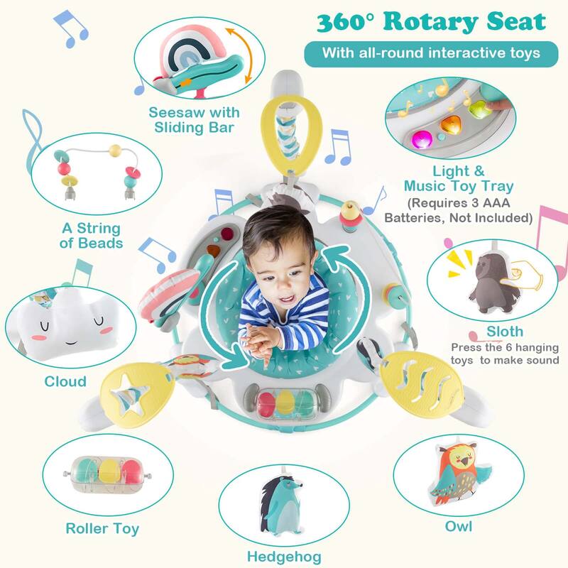 Costway Baby Stationary Activity Center Infant Jumper with Removable - See Details