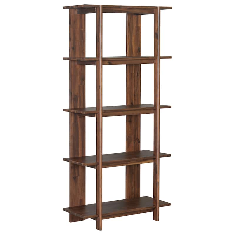 Christopher Knight Home - Ellie 4-Tier 70"H Acacia Wood Open Bookcase