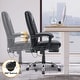 preview thumbnail 58 of 57, EROMMY Heated Massage Executive Office Chair, PU Leather with Retractable Footrest