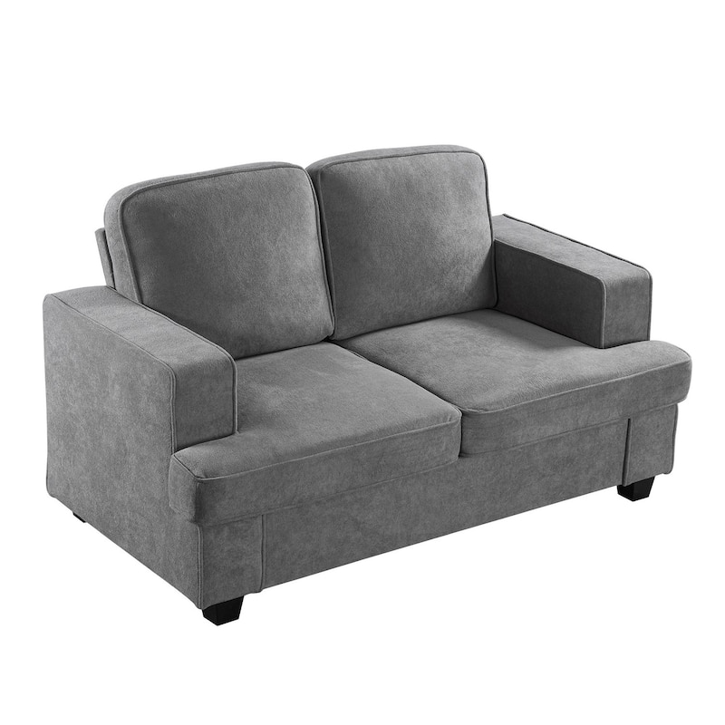 Modern Velvet Loveseat