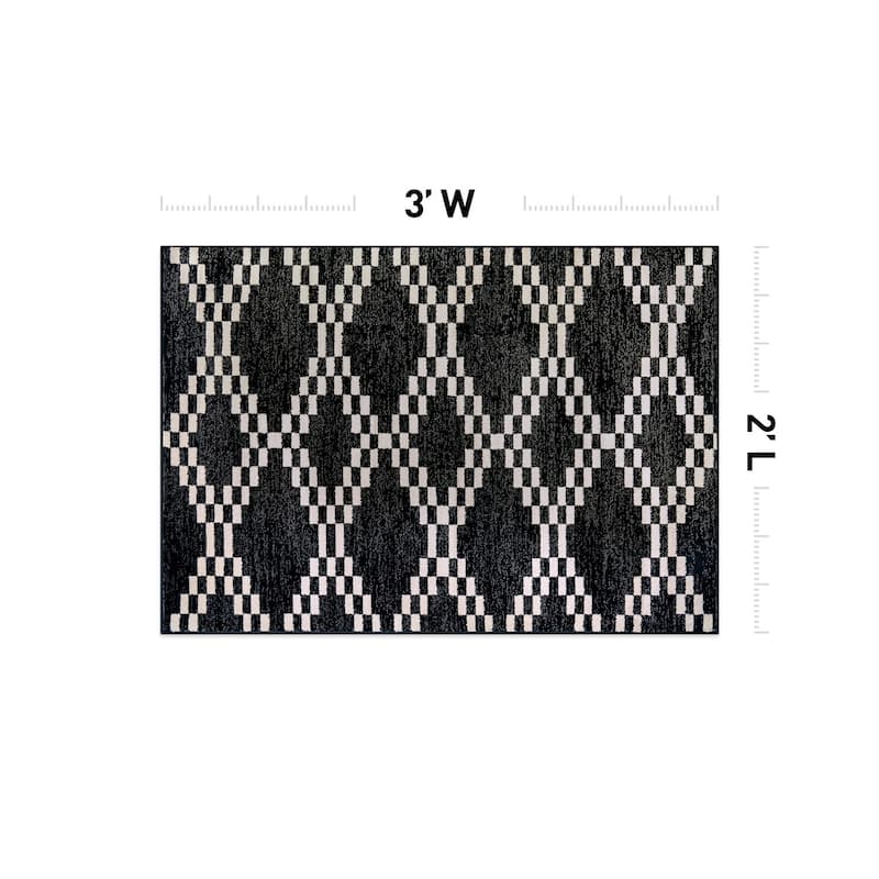 Southwestern Geometric Durable Area Rug, Perfect for Any Room