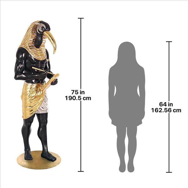 Egyptian Gold Ruler Design Toscano The Egyptian Grand Ruler Collection: Life-Size Thoth ...