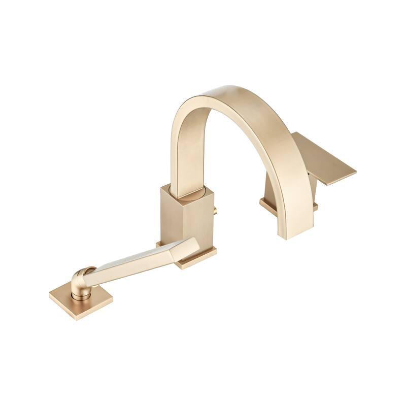 Modern Waterfall Bathroom Tub Faucet with Sprayer, 360 Degree Swivel Spout, Control Water Temperature and Flow
