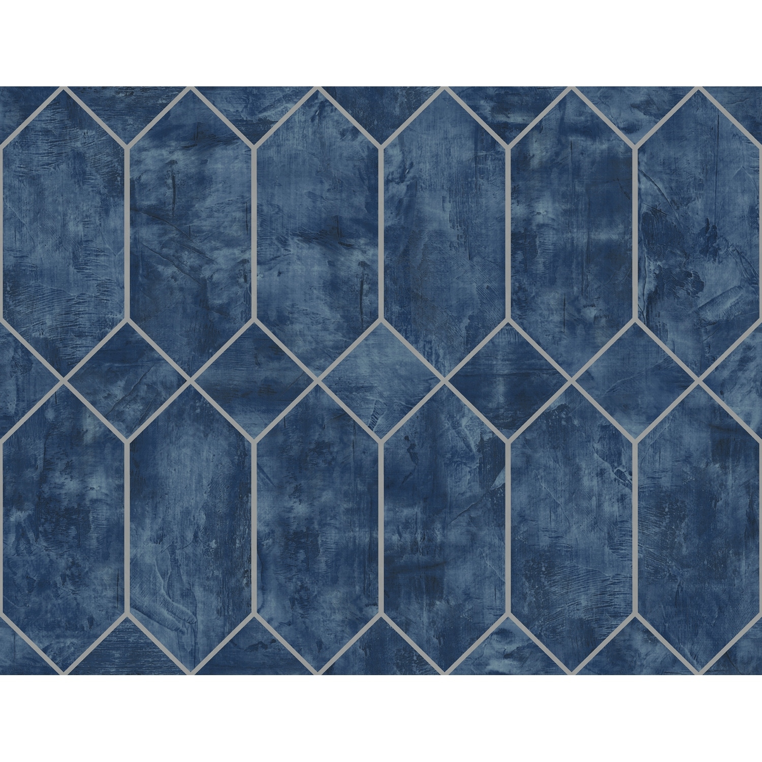 Seabrook Designs Geo Faux Unpasted Wallpaper