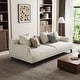 preview thumbnail 8 of 15, Modern Gray Cotton Upholstered Sofa for Living Room 66.1"W x37.4"D x 29.9"H 