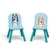 preview thumbnail 2 of 3, Bluey Kids Table and Chair Set with Storage (2 Chairs Included) - 24"L x 24"W x 17.72"H
