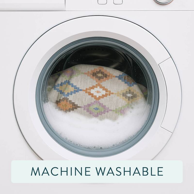 Machine Washable Indoor/ Outdoor Global Ahmet Chantille Rug