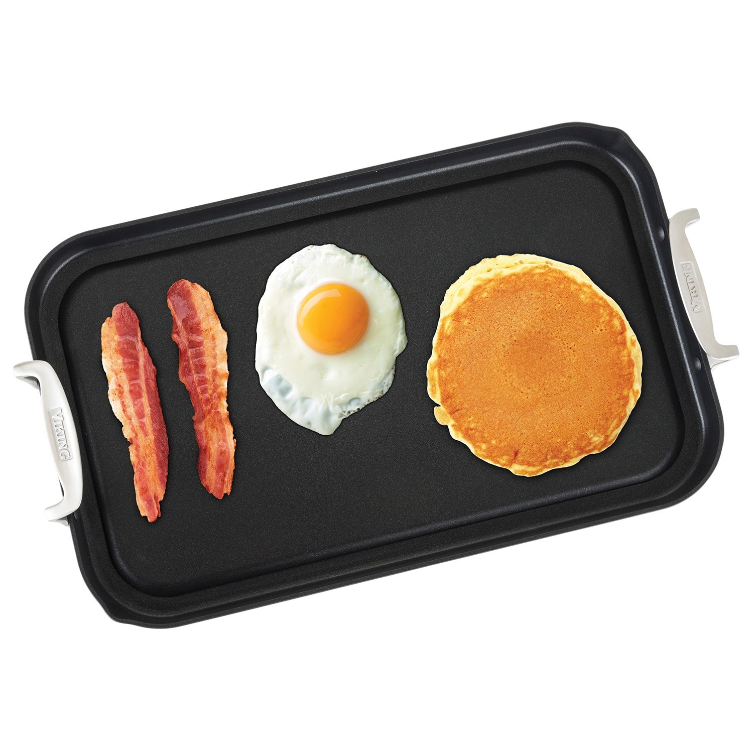Viking Hard Anodized Nonstick Double Burner Griddle (18" X 11" X 1")