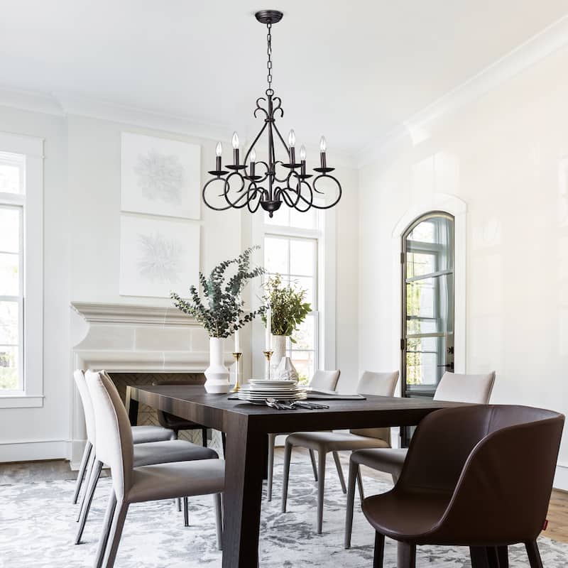 Surma 6-Light Candle Style Chandelier