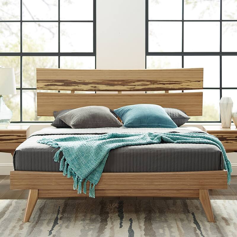 Greenington Azara Eastern King Platform Bed, Caramelized - King