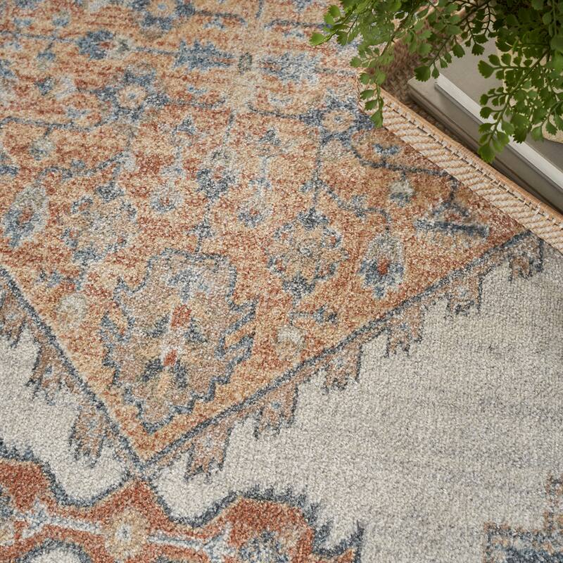 Nourison Astra Machine Washable Distressed Area Rug