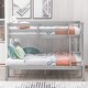 preview thumbnail 2 of 25, Twin over Full Solid Pine Wood Bunk bed with Full-length Guardrail,Clean Silhouette and A Hue of Elegance