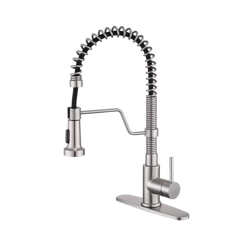 Single Handle Pull-Down Sprayer Kitchen Faucet