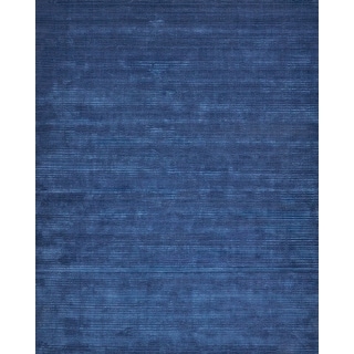 Java Cavallo Wool Rug Cavallo Modern handloomed Nylon/Wool Navy Area Rug - Bed Bath & Beyond ...