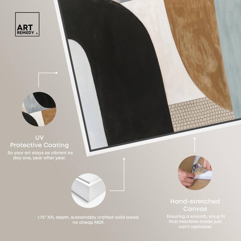 Interlocking Segments I Canvas by Art Remedy