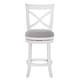 preview thumbnail 5 of 12, Barrett Swivel Counter Stool White