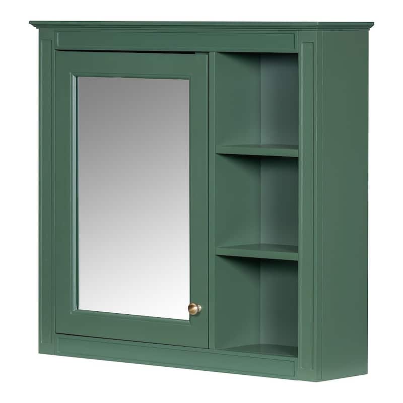30" Modern Bathroom Vanity with Top Sink and 2 Drawers and a Tip-out Drawer
