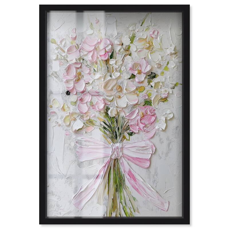 Layered Lily Shadowbox by Art Remedy - Black - 10" x 15"