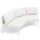 preview thumbnail 31 of 40, 2/4/6/8-Seat Modular All-Weather Aluminum Outdoor Sectional Sofa Set with Deep Seating Patio Conversation Set
