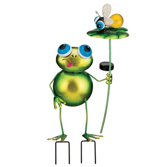 Backyard Solar Stake - Frog