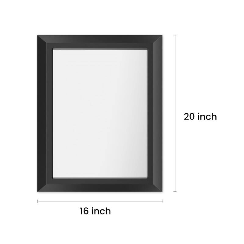 KIOTEE Full size Metal Bathroom Mirror with 5-Year Warranty