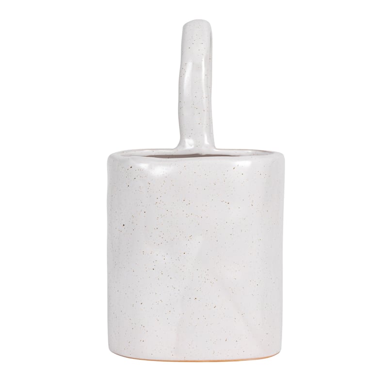 Stoneware Sponge and Dish Brush Holder - 5.4"L x 3.8"W x 7.1"H