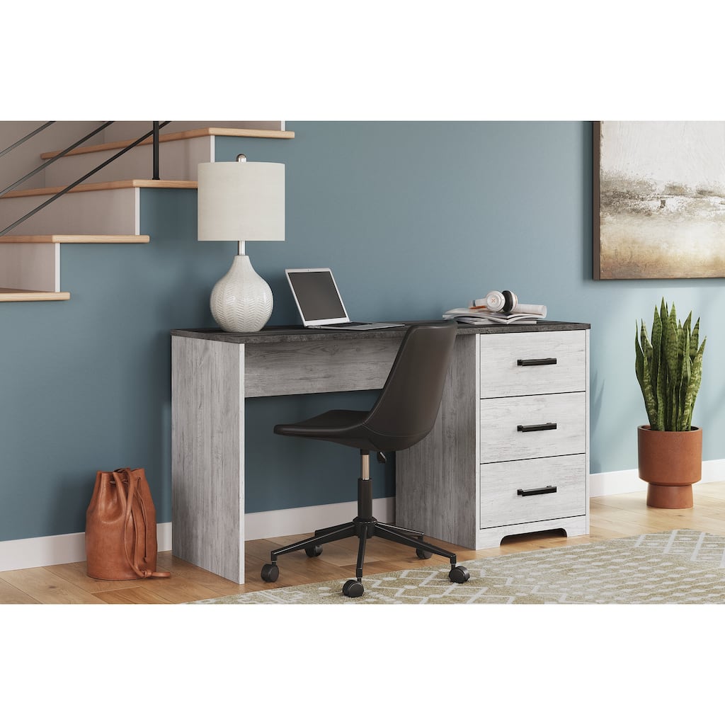 Signature Design by Ashley Shawburn White/Gray 54" Home Office Desk