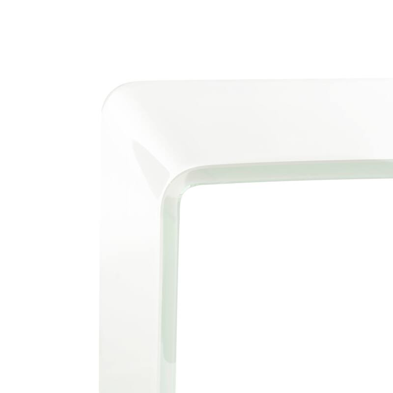 SAFAVIEH Modena Ombre Glass Console Table - Clear / Blue - 43.3" x 13.8" x 29.5" - 43Wx14Dx30H