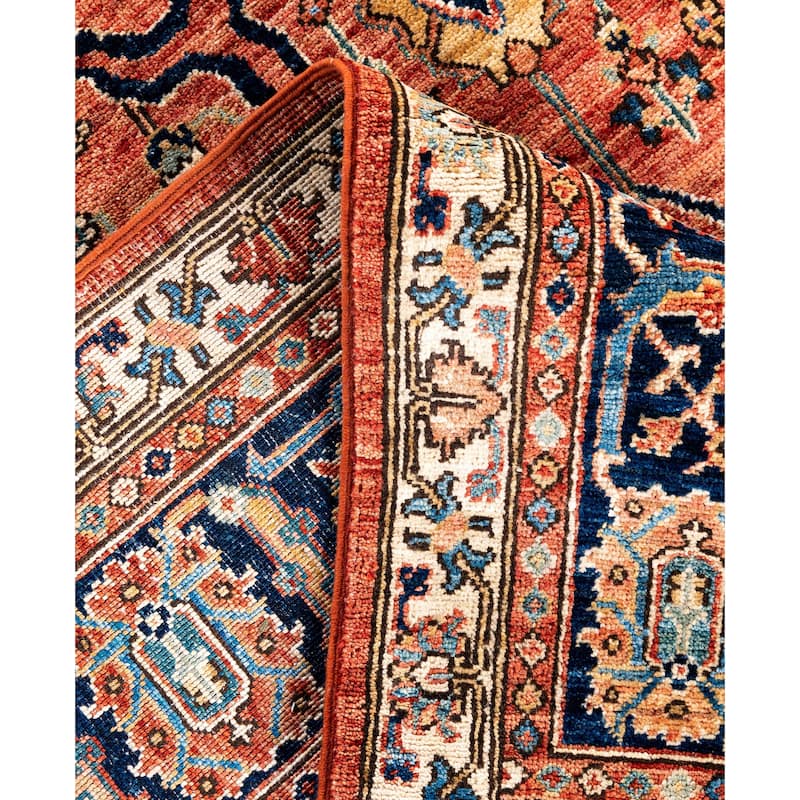 Serapi One-of-a-Kind Hand-Knotted Area Rug - Red - 7' 10" x 9' 9"