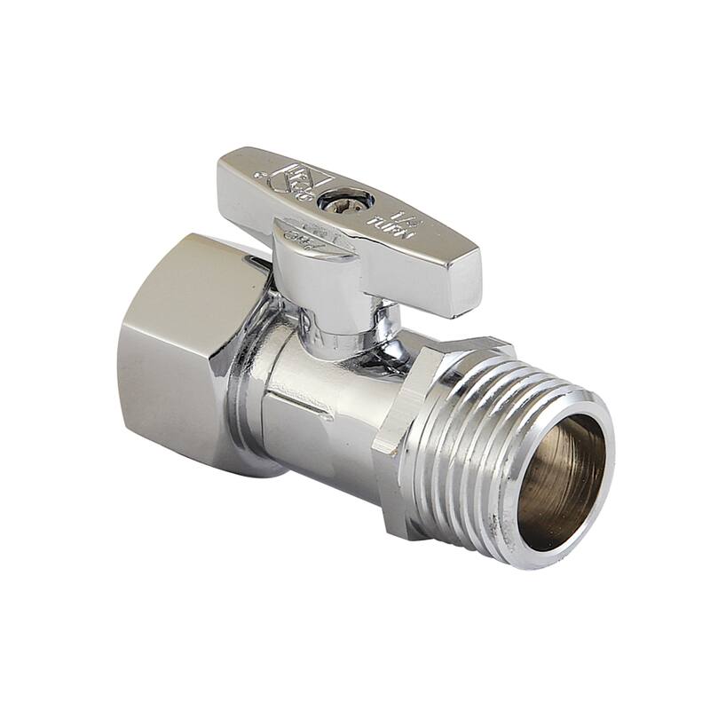 Kingston Brass MIP Quarter-Turn Quarter-Turn Straight Shut-Off Valve