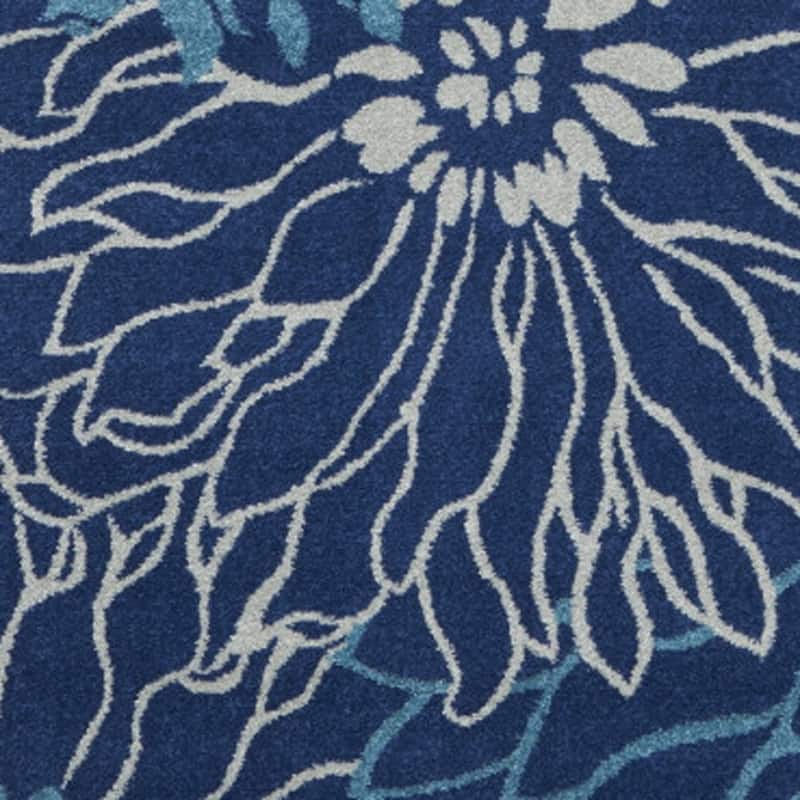 Rosot Power Loomed Floral Traditional Area Rug By HomeRoots - 144' X '108' X '0.5