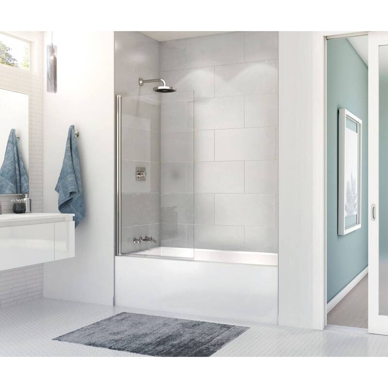 Maax Rubix Access 60" Alcove Acrylic Soaking Tub with Left Drain and