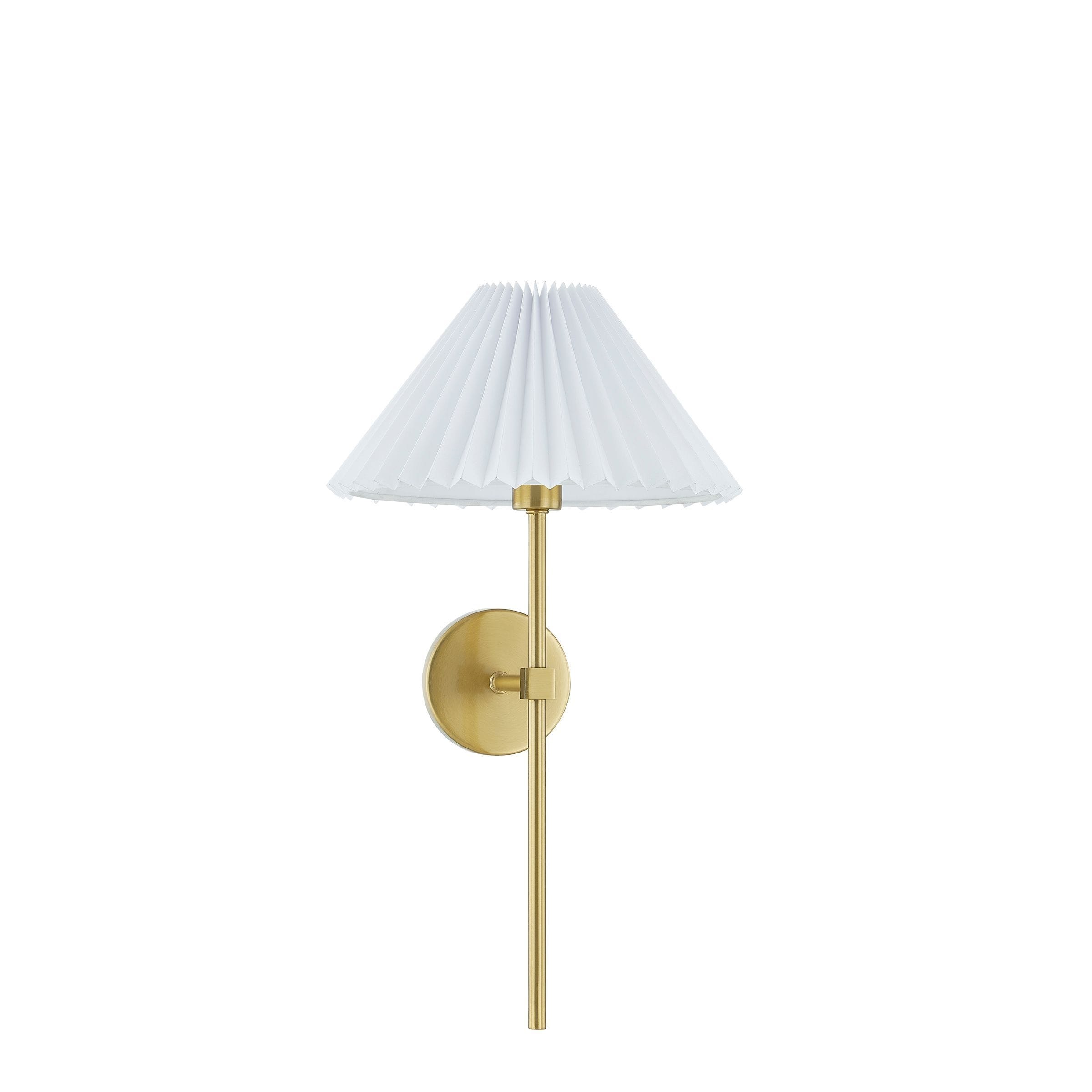 Powell Metal Wall Sconce, Gold
