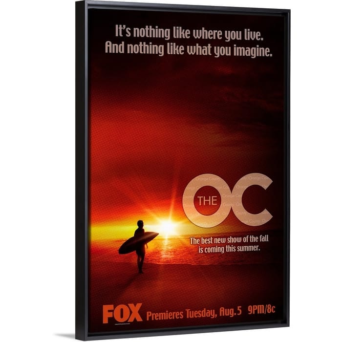 "The O.C. (2003)" Black Float Frame Canvas Art