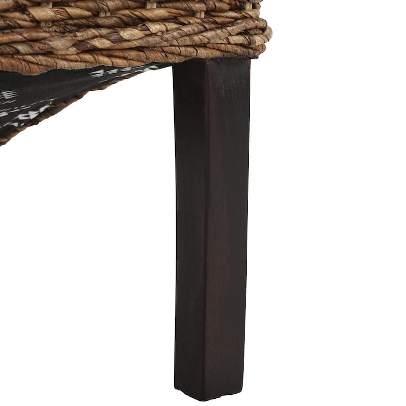 SAFAVIEH Candy Natural Wicker Dining Chair (Set of 2) - 19" W x 22" D x 41" H - 19Wx22Dx41H