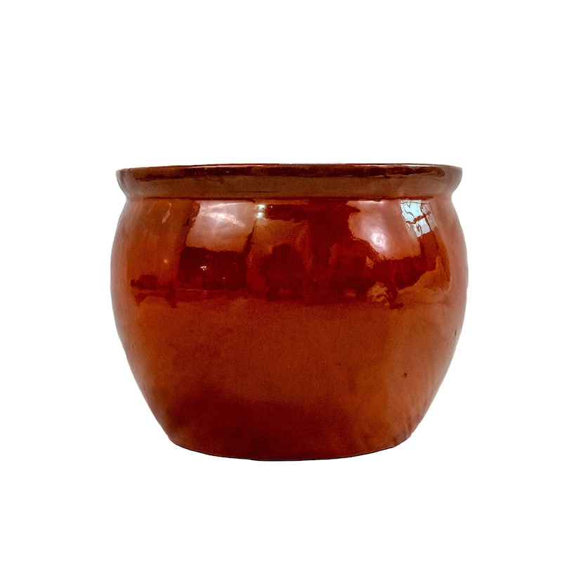 3 Pieces Ceramic Flowerpot, Modern Planter for Patio, Garden or Windowsills