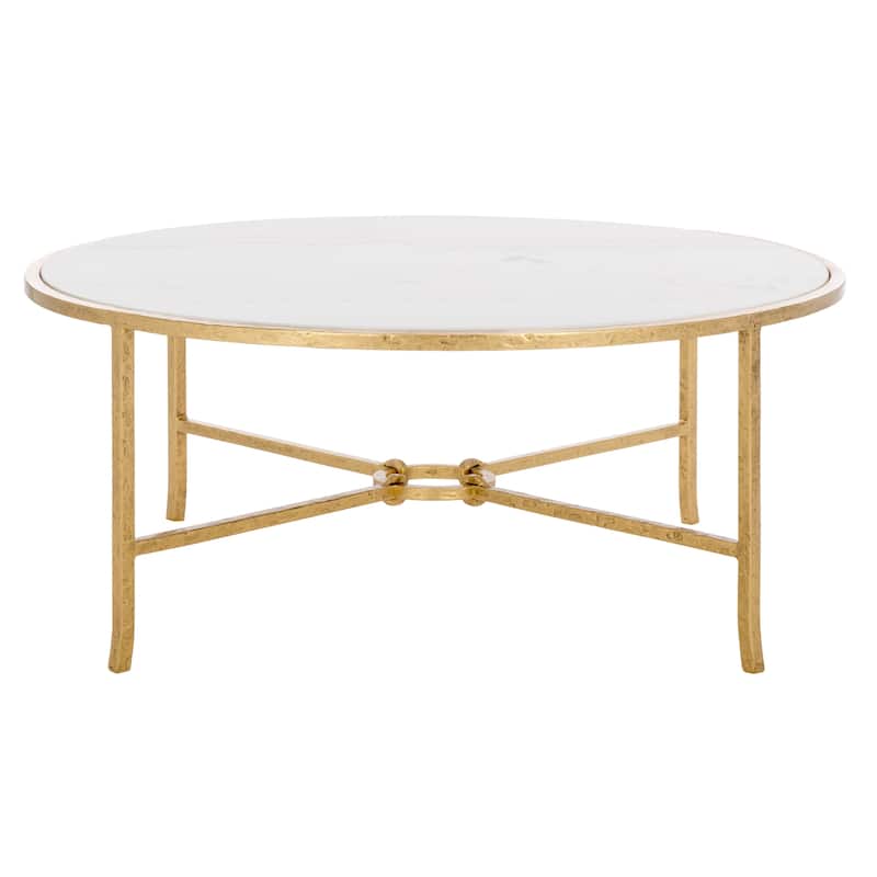 SAFAVIEH Couture Tauri Forged Metal Round Coffee Table - 36"W x 36"D x 15"H