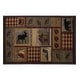 preview thumbnail 19 of 18, Area Rug & Runner - Lodge Cabin Farmhouse Rugs for Living Room Bedroom Dining Room Kitchen 2x3/ 3x8 / 5x7 / 8x10 / 9x12 / Round