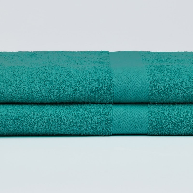 Deluxe 2-Piece 100 Cotton Bath Sheet