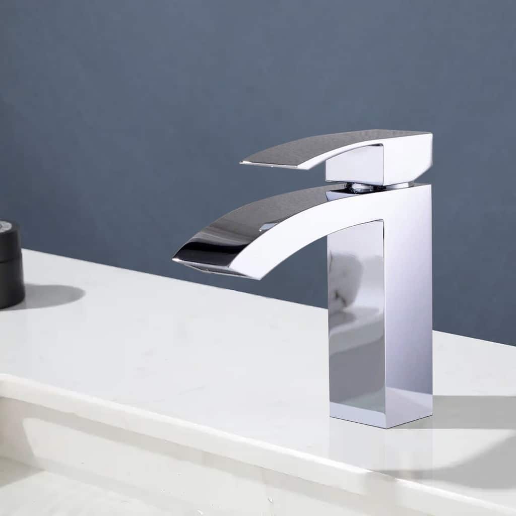 Topcraft 6.5in Single Handle Single Hole Bathroom Faucet Bathroom Vessel Faucet