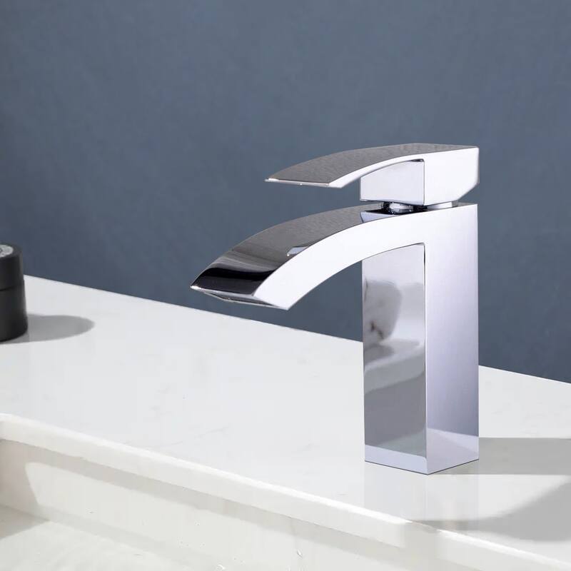 Topcraft 6.7in Single Handle Single Hole Bathroom Faucet Bathroom Vessel Faucet